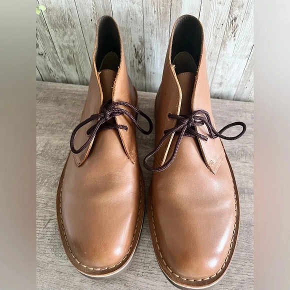 Men’s Clark’s Leather Boots - Picture 1 of 6